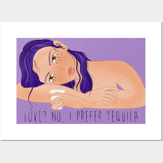 Tequila Wall Art by Ginny Heart Lab